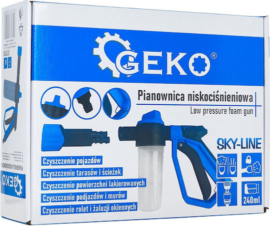 Water Gun Foam Generator Sky-line Geko G72970 2 In 1 240 Ml Spare Filter