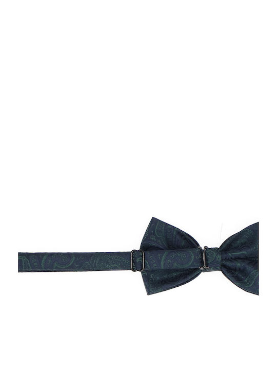 3-teiliges Set Fliegen Manschettenknöpfe Einstecktuch Herren ButicCochet Marineblau Setp296