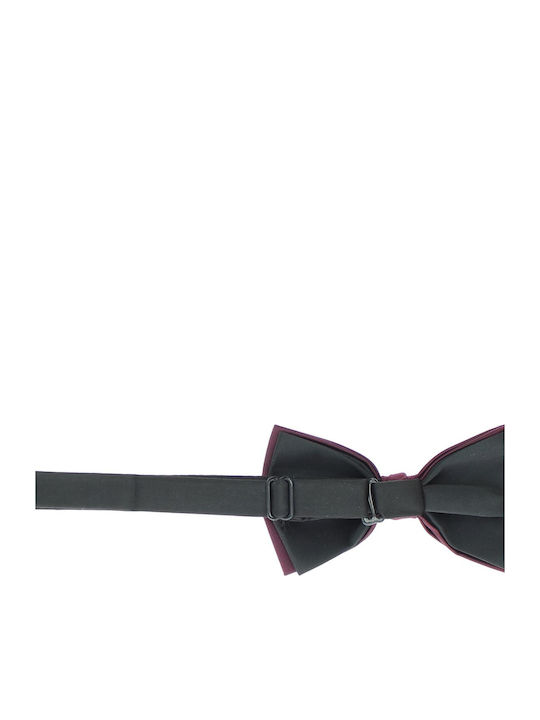 Men's Bow Tie Buticcochet Made Synthetic Material 7x12 Cm Burgundy Pap306