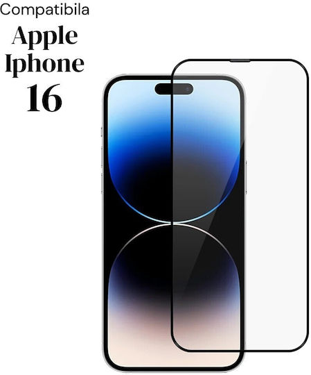 2.5D 0.33mm Ceramic Screen Protector Μαύρο (iPhone 16)