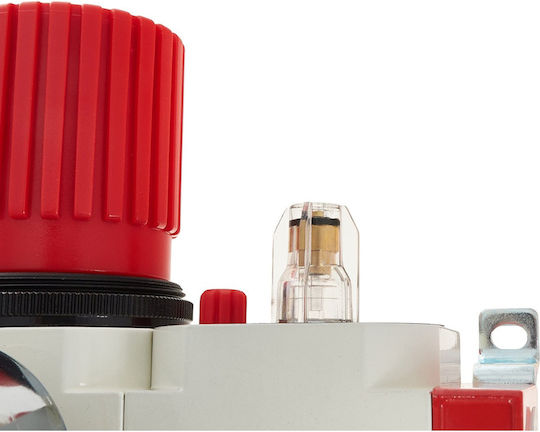 Professional Pneumatic Preparation Unit 1/2" 4 In 1 Tvardy T20021 Pressure Regulator Filter Lubricator
