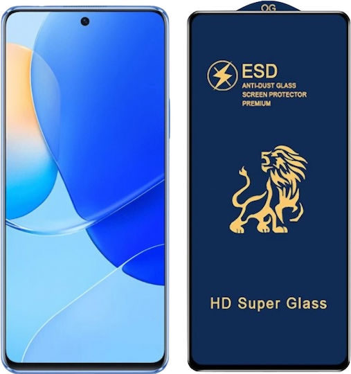 0.3mm Tempered Glass Μαύρο (Galaxy A04sHuawei Nova 9 SE)