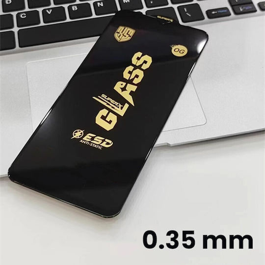0.35mm Displayschutzfolie Schwarz für Galaxy S23+
