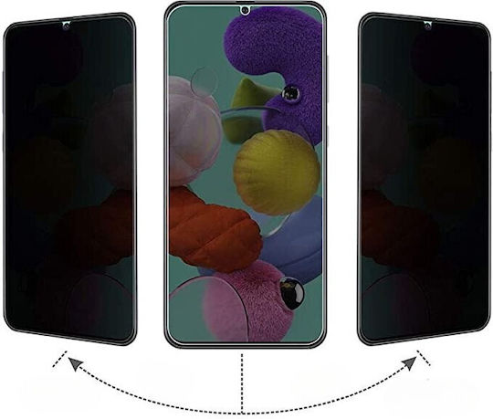 Folie Protecție Telefon 0.3mm Full Glue Privacy Neagră (Galaxy S23)