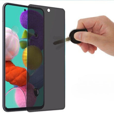 Folie Protecție Telefon 0.3mm Full Glue Privacy Neagră (Galaxy S23)