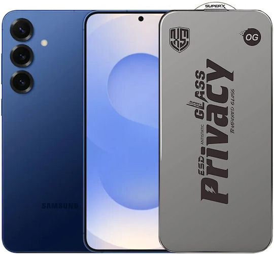 0.3mm Privacy Screen Protector Μαύρο (Galaxy S25+)