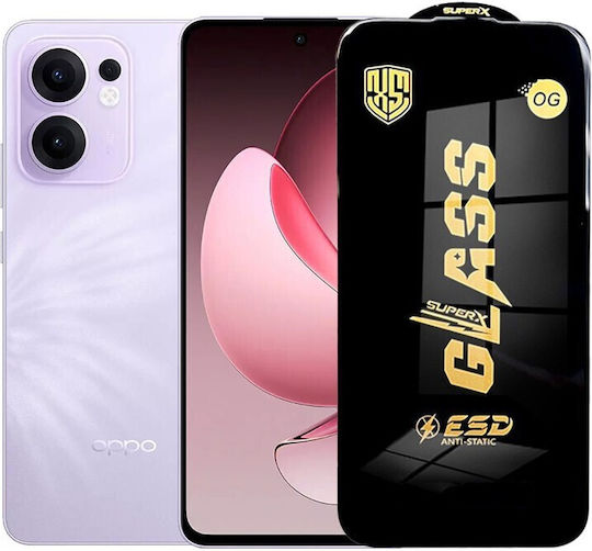 0.35mm Screen Protector Μαύρο (Oppo Reno13 F / FS)