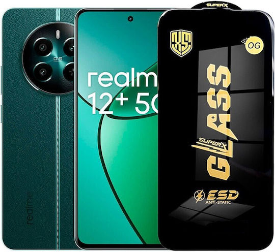 0.35mm Screen Protector Μαύρο (Realme 12+)