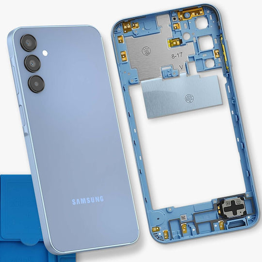 Samsung Zentrale Chassis Galaxie A15 5G Robuste Struktur Service Pack Blau