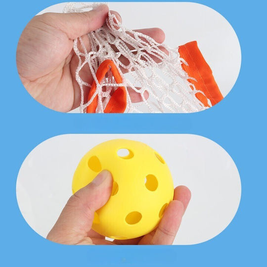 Joc Spikeball Flippy Pentru Copii Joc Pentru 2 Jucători Pentru Plajă Parcuri Spațiu Interior 2 Plase 2 Mingi Regulate 2 Mingi Iluminate Senzațional Prinderea Mingii 50x30 cm