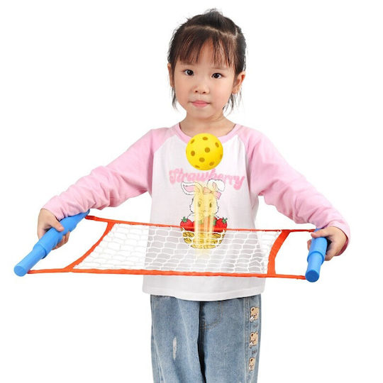 Joc Spikeball Flippy Pentru Copii Joc Pentru 2 Jucători Pentru Plajă Parcuri Spațiu Interior 2 Plase 2 Mingi Regulate 2 Mingi Iluminate Senzațional Prinderea Mingii 50x30 cm