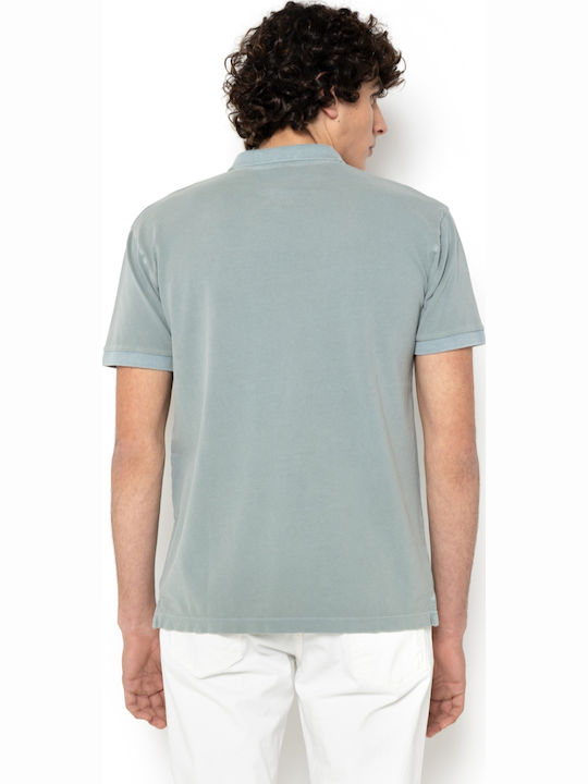 Delave Polo Short Sleeve Green Blouse