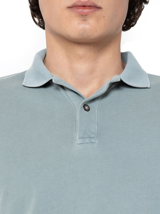 Delave Polo Short Sleeve Green Blouse