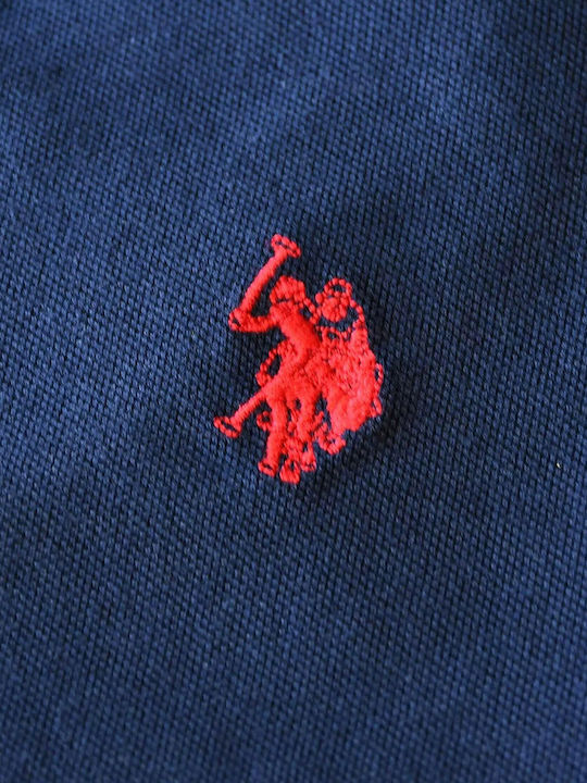 Assn Polo Short Sleeve Blouse Dark Blue