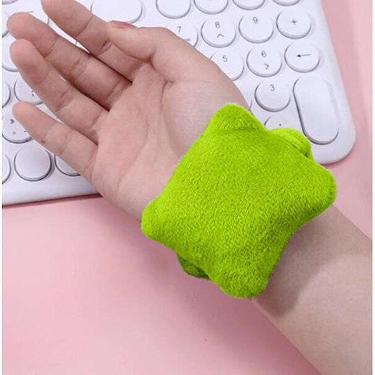 Hand Rest Flippy Wrist Cushion Elastic Band Mouse Soft 7.5 X 7 Cm Green