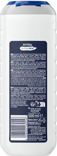 Nivea Sensitives Schaumbad in Gel für Herren mit Hyaluronsäure Feuchtigkeitsspendend 500ml