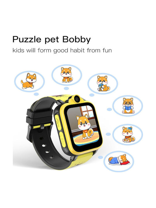 Παιδικό Smartwatch 2G με GPS & Κάμερα Κίτρινο