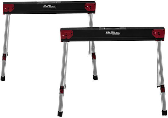 Folding Sawhorse Work Stands Kraft&dele Kd11875 500 Kg 2 Pieces