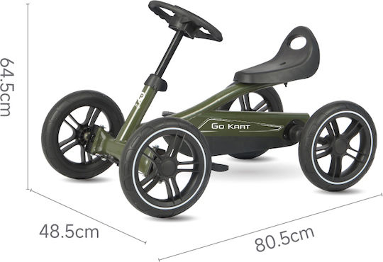 Go-Kart Einsitzer mit Pedal Inspiriert Grüne für 5+ Jahre