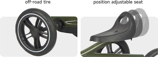 Go-Kart Einsitzer mit Pedal Inspiriert Grüne für 5+ Jahre