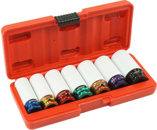 Set Prize Protecție Jante Aluminiu 1/2 17-27mm 7 Bucăți Verke