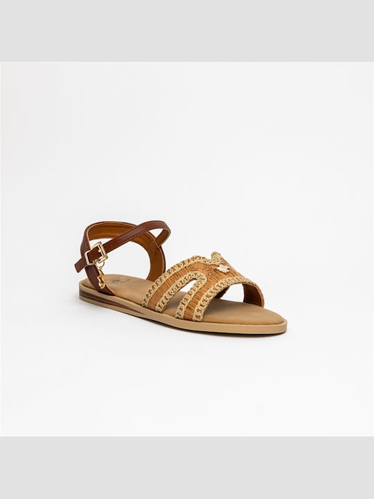 Women's Flat Sandals Brown