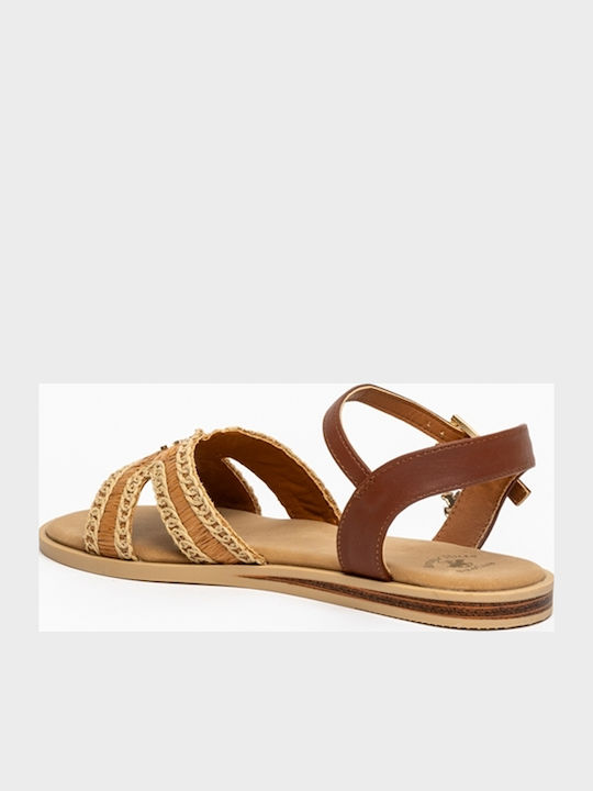 Women's Flat Sandals Brown