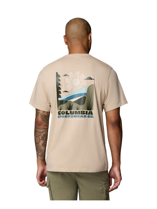 Columbia Csc T-shirt Μπεζ