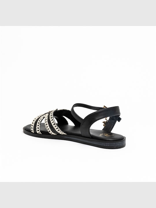 Women's Flat Sandals Black