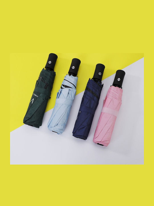 Umbrelă De Pluie Compactă Automată Verde
