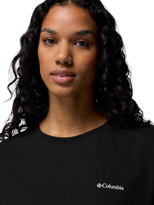 Women's Cotton Short Sleeve Blouse Black