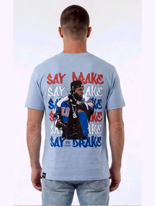 T-shirt Γαλάζιο
