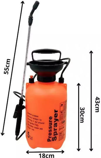 Verk Group Sprayer with 5lt Capacity in Orange Colour