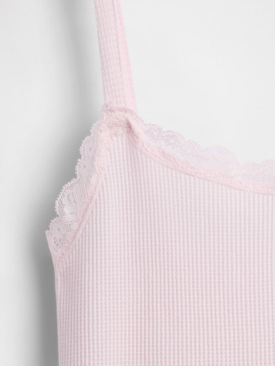 Topuri Pentru Copii Bluza Fără Mâneci Roz