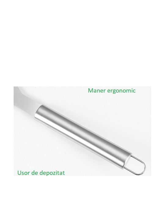Set 5 Grill Utensils Flippy Stainless Steel Oxford Bag Silver