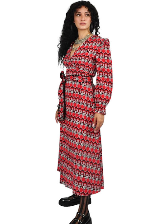 Midi Dress Red