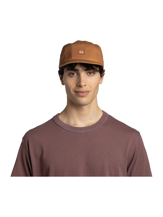 Buff 5 Panel Venture Cap Solid Camel