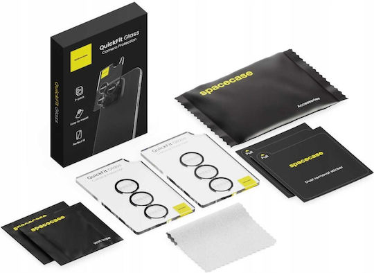 Spacecase Quickfit Προστασία Κάμερας Tempered Glass Μαύρο για το Galaxy S26