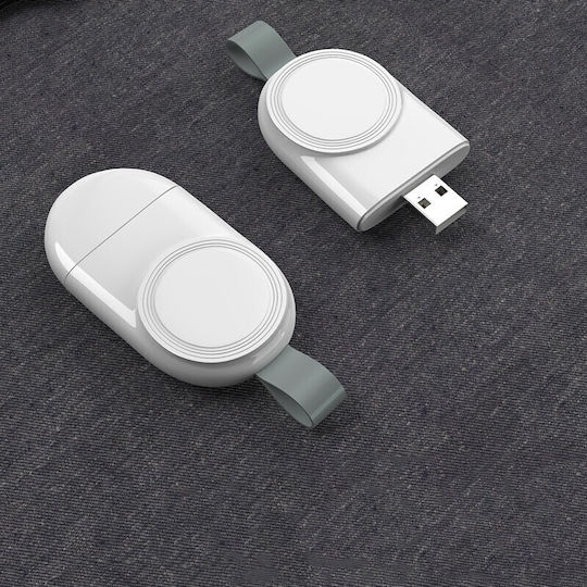 Wireless Charger Smart Watch Flippy Compatible Apple Iwatch 1-9 Magnetic Usb-a Port Interface Cable-free Directly To Dock Computer Black