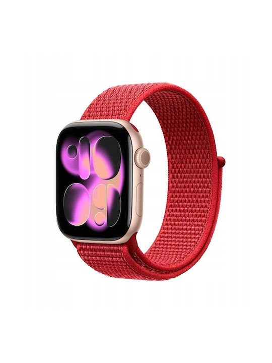 Crong Nylon Fabric Strap Red Fusion Apple Watch 38/40/41/42mm
