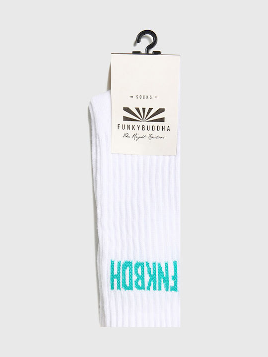 Funky Buddha Herren Socken Weiß FBM013-314-10-OFF-Weiß Funky Buddha Herren Socken Weiß FBM013-314-10-OFF-Weiß