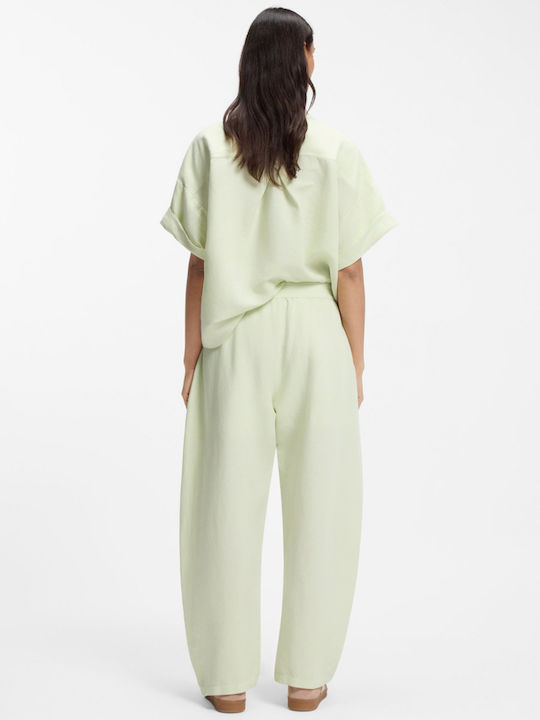 Damen Leinenhose Weiß