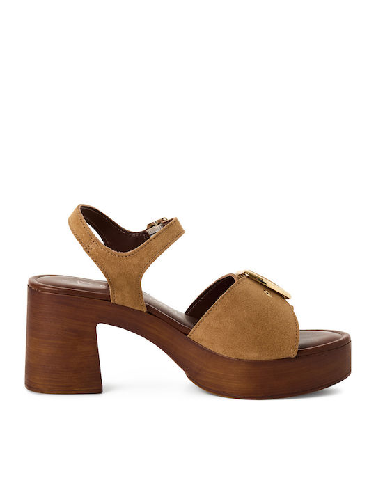Gelbe Damen Sandalen