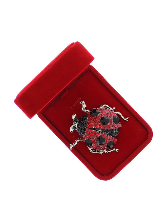ButicCochet ButicCochet Rote Brosche