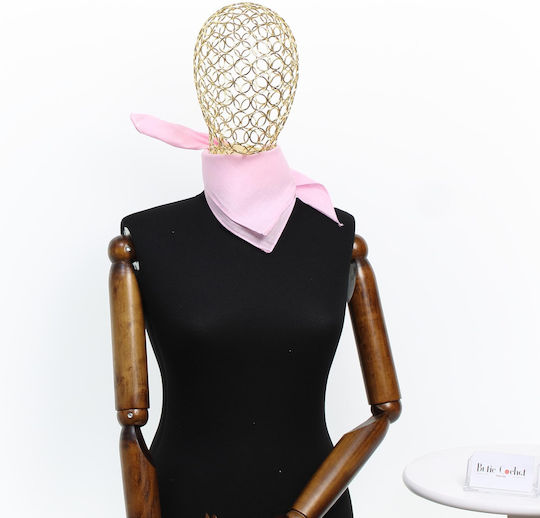 Cotton Bandana Size 55 X 55 Cm Buticcochet Solid Color Light Pink Es2239