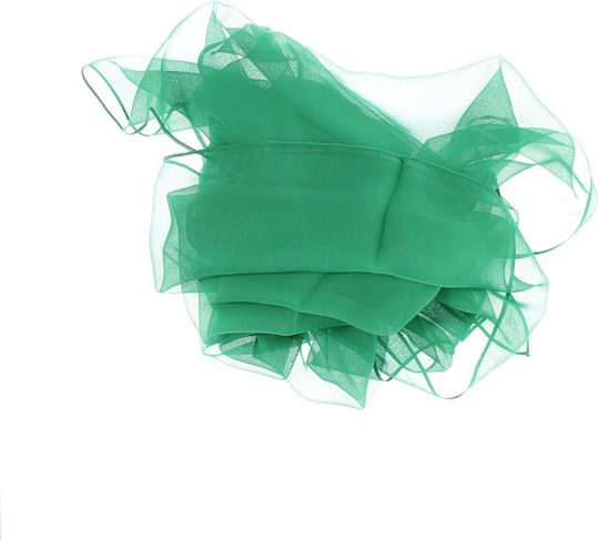 Women's Scarf Solid Buticcochet 80% Polyester 20% Viscose Green Es3362