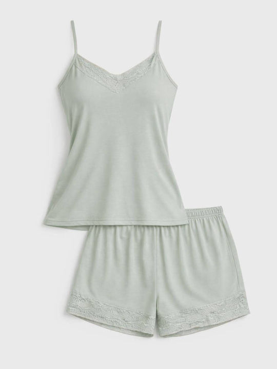 Elite Καλοκαιρινό Babydoll Πράσινο