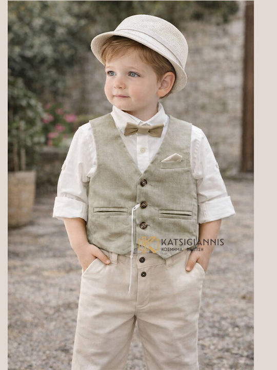 Guy Laroche Baptism Outfit Boy 6pcs Gu-656
