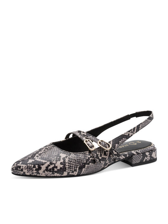 Damen Ballerinas Slingback Mehrfarbige
