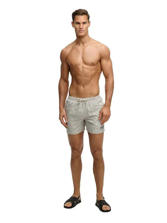 Superdry Swim Ανδρικό Μαγιό Σορτς Λευκό